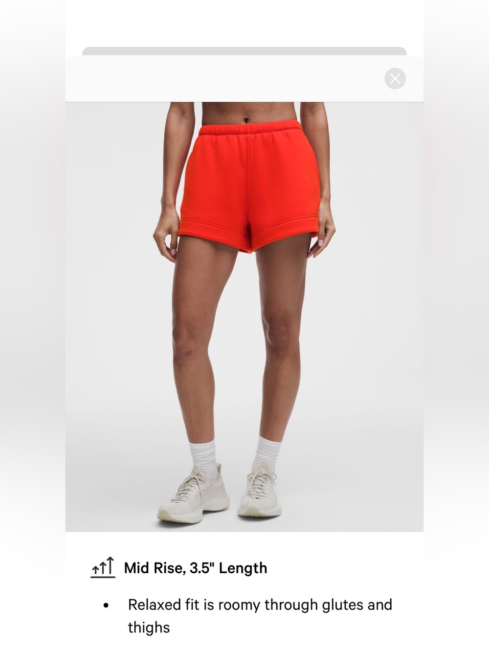lululemon🍋Steady State Super Loft Short 3.5” Size Small NWT Cherry 🍒 Ember - Picture 10 of 10